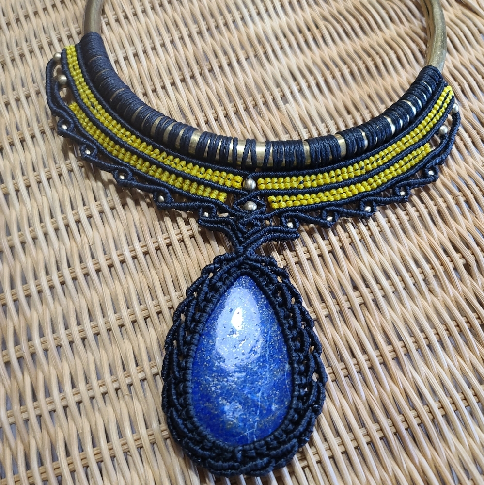 Macrame Collar Necklace